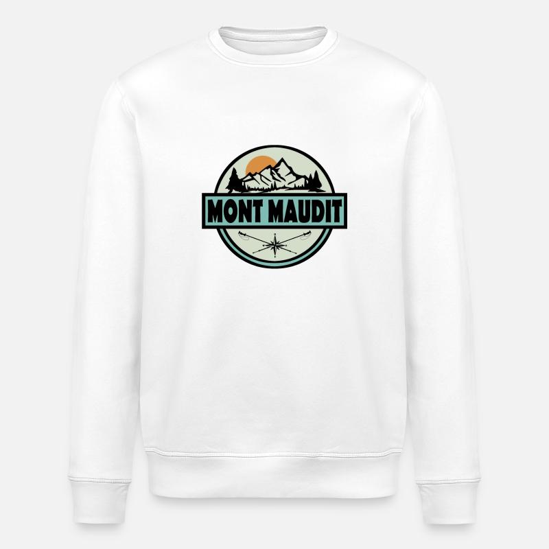 Mont Maudit - Stanley/Stella Unisex Bio-Sweatshirt ROLLER - Weiß