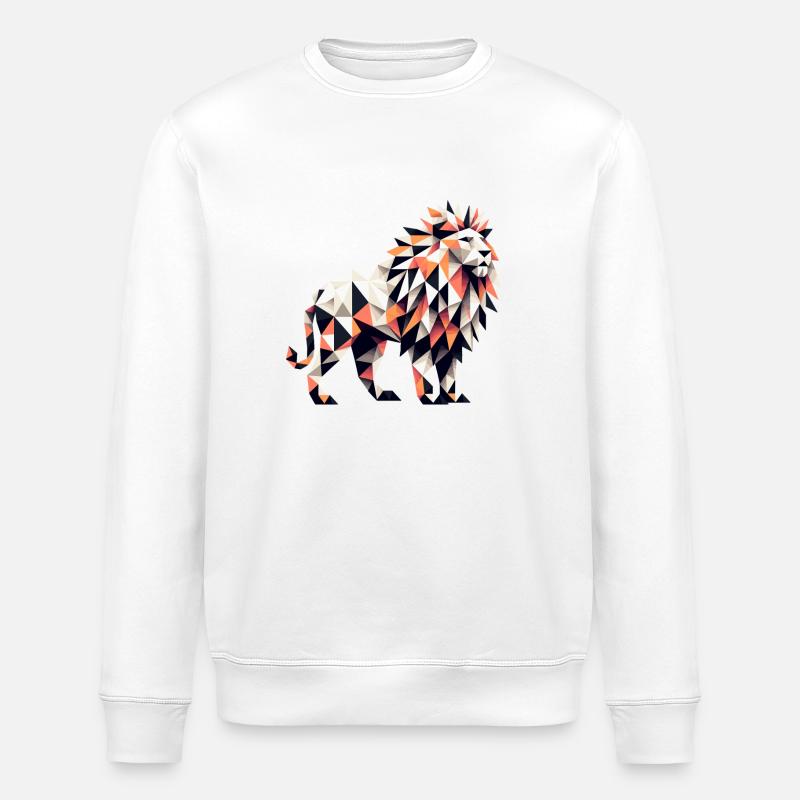 Lion // lion - Sweat bio ROLLER Stanley/Stella Unisexe - blanc