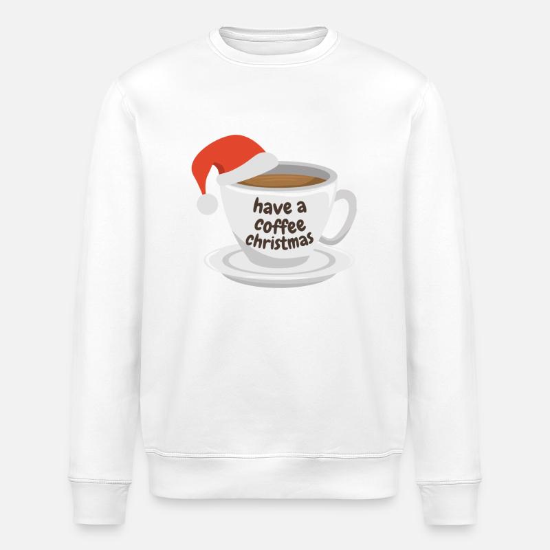 Have a coffee christmas - Stanley/Stella ROLLER Unisex Organic Sweatshirt - white