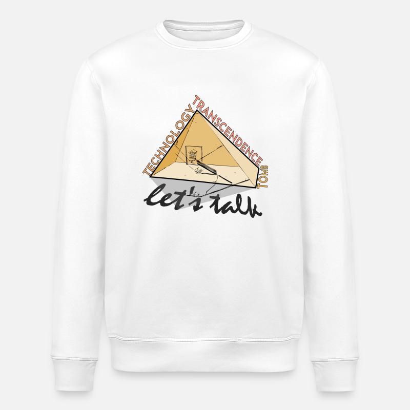 Pyramide Tomb Technology Transcendence - sand - Stanley/Stella Unisex Bio-Sweatshirt ROLLER - Weiß
