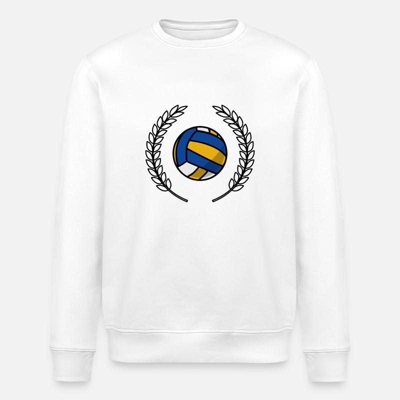 Volleyball-Krone - Stanley/Stella Unisex Bio-Sweatshirt ROLLER - Weiß