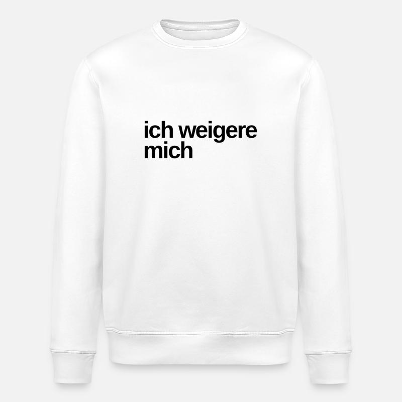 das möchte ich nicht - Stanley/Stella Unisex Bio-Sweatshirt ROLLER - Weiß