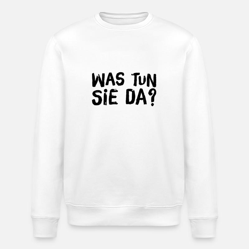 was machen sie da? - Stanley/Stella Unisex Bio-Sweatshirt ROLLER - Weiß