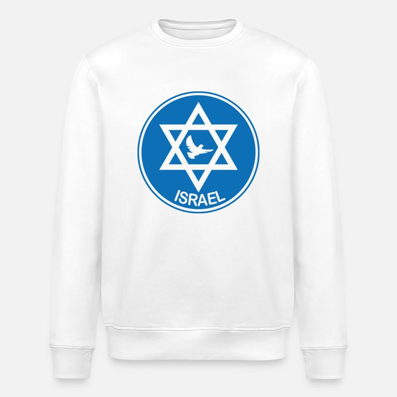 Israel Taube - Stanley/Stella Unisex Bio-Sweatshirt ROLLER - Weiß