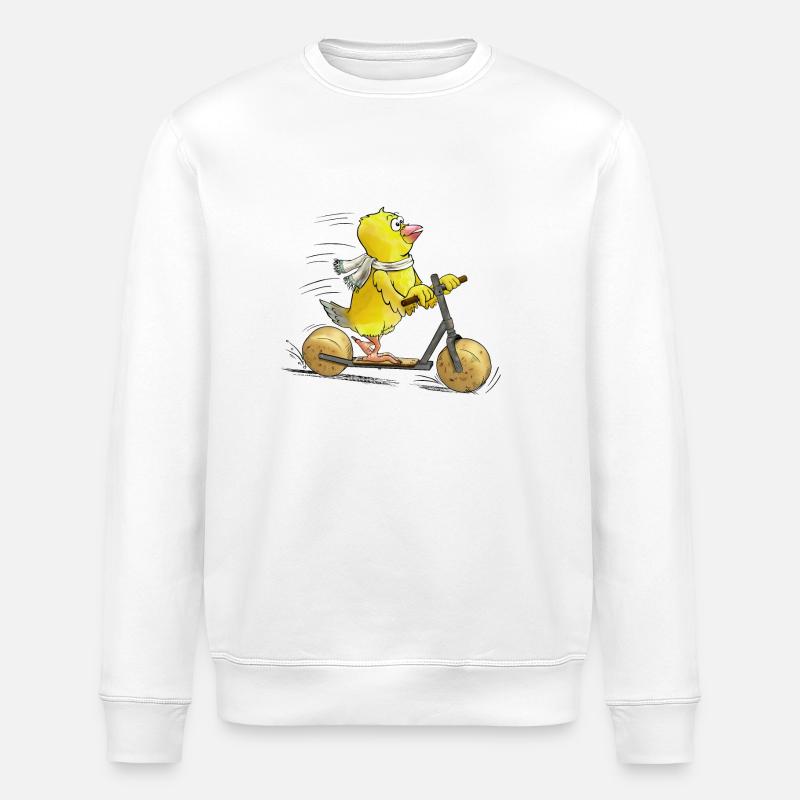 Rouleau Harzer - Sweat bio ROLLER Stanley/Stella Unisexe - blanc