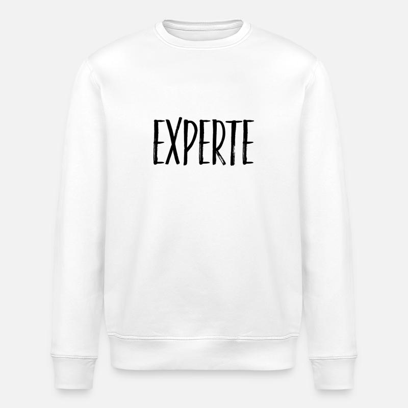 Experte - Stanley/Stella Unisex Bio-Sweatshirt ROLLER - Weiß
