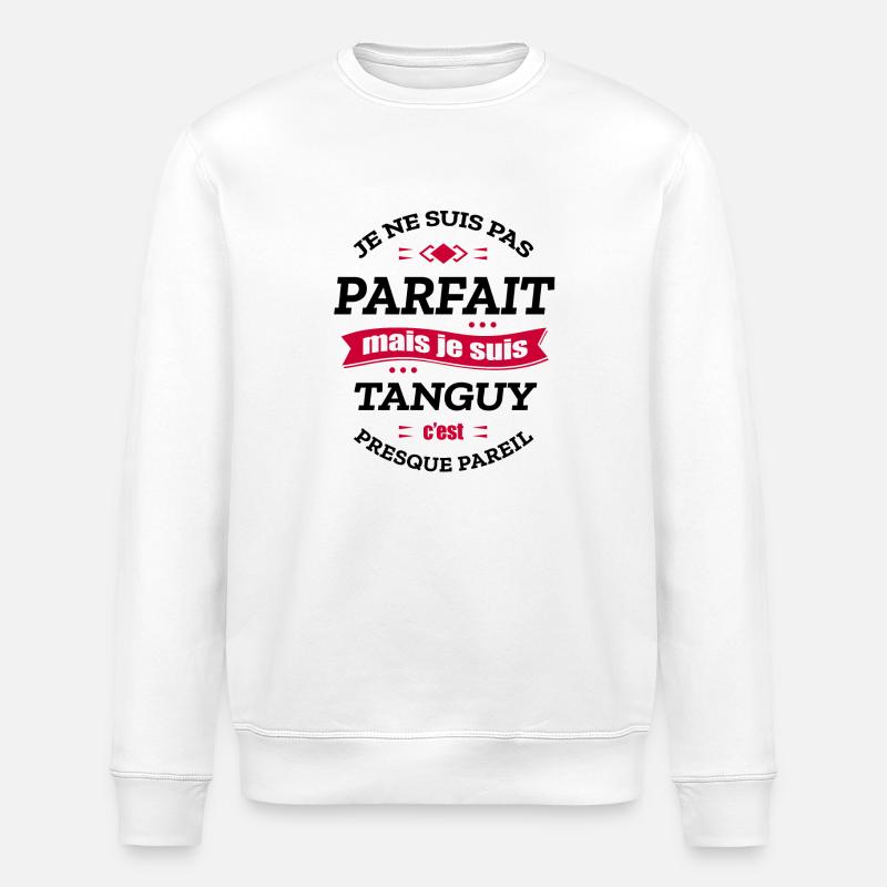 TANGUY PARFAIT - PRENOM TANGUY - Sweat bio ROLLER Stanley/Stella Unisexe - blanc