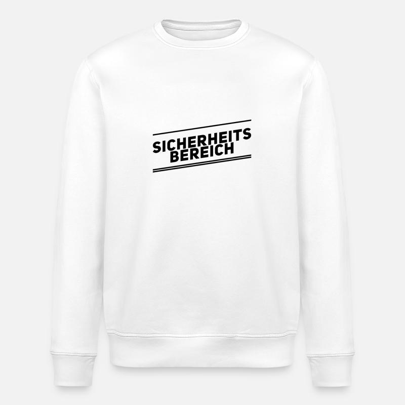 Sicherheitsbereich - Stanley/Stella Unisex Bio-Sweatshirt ROLLER - Weiß