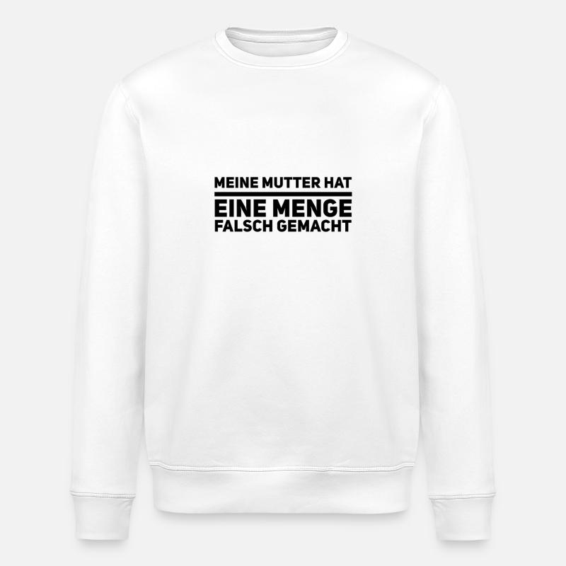 Erziehungsfehler - Stanley/Stella Unisex Bio-Sweatshirt ROLLER - Weiß