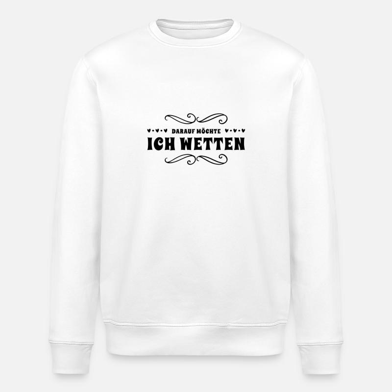die Wette gilt - Stanley/Stella Unisex Bio-Sweatshirt ROLLER - Weiß