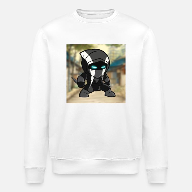 BitcoinCash - Stanley/Stella ROLLER Unisex Organic Sweatshirt - white
