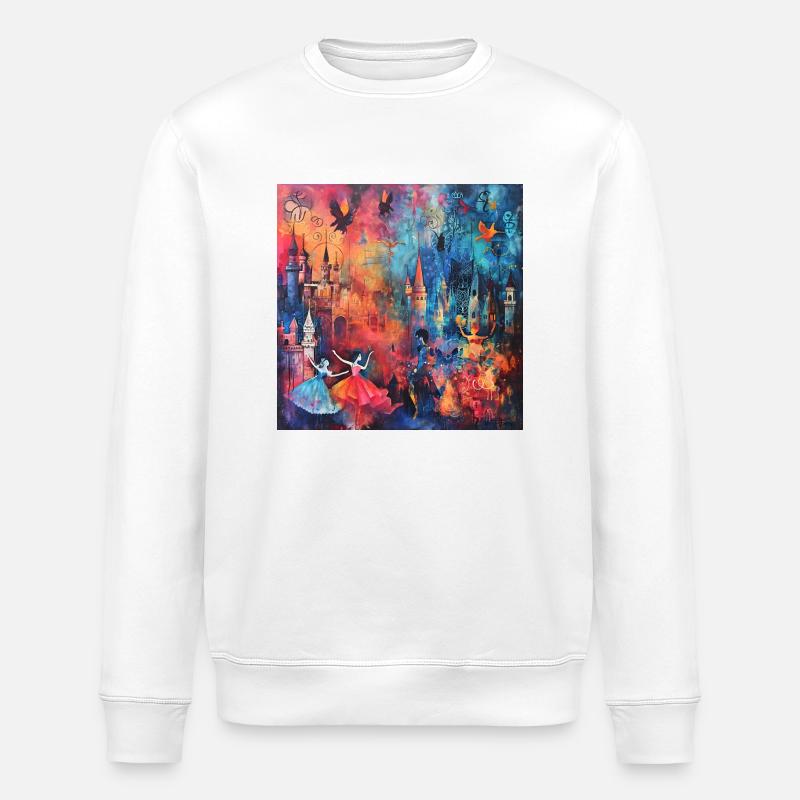 Nuit de conte de fées - Sweat bio ROLLER Stanley/Stella Unisexe - blanc
