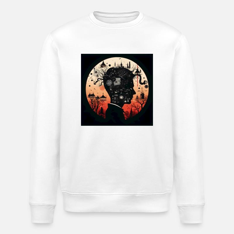 Kafka - Stanley/Stella Unisex Bio-Sweatshirt ROLLER - Weiß