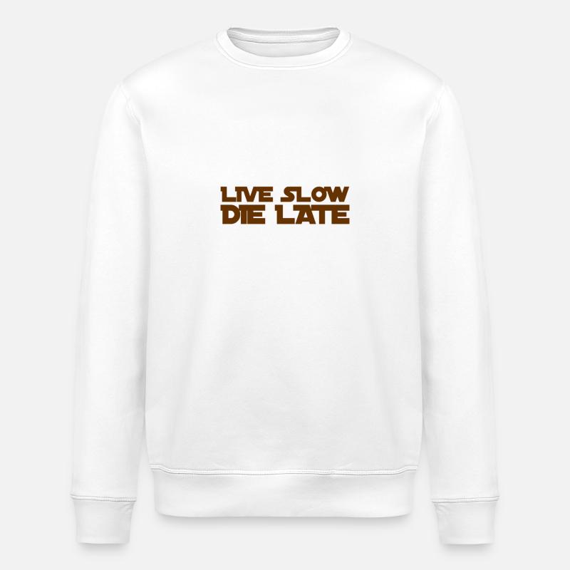 Pas de stress - Sweat bio ROLLER Stanley/Stella Unisexe - blanc