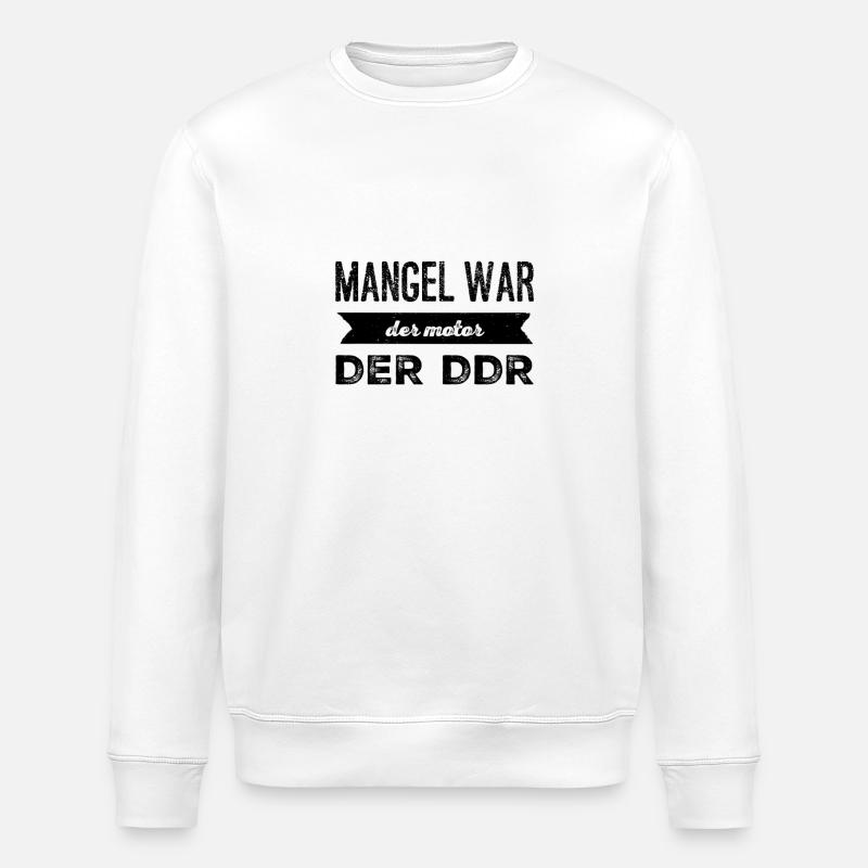 Deficiency was the engine - Stanley/Stella ROLLER Unisex Organic Sweatshirt - white