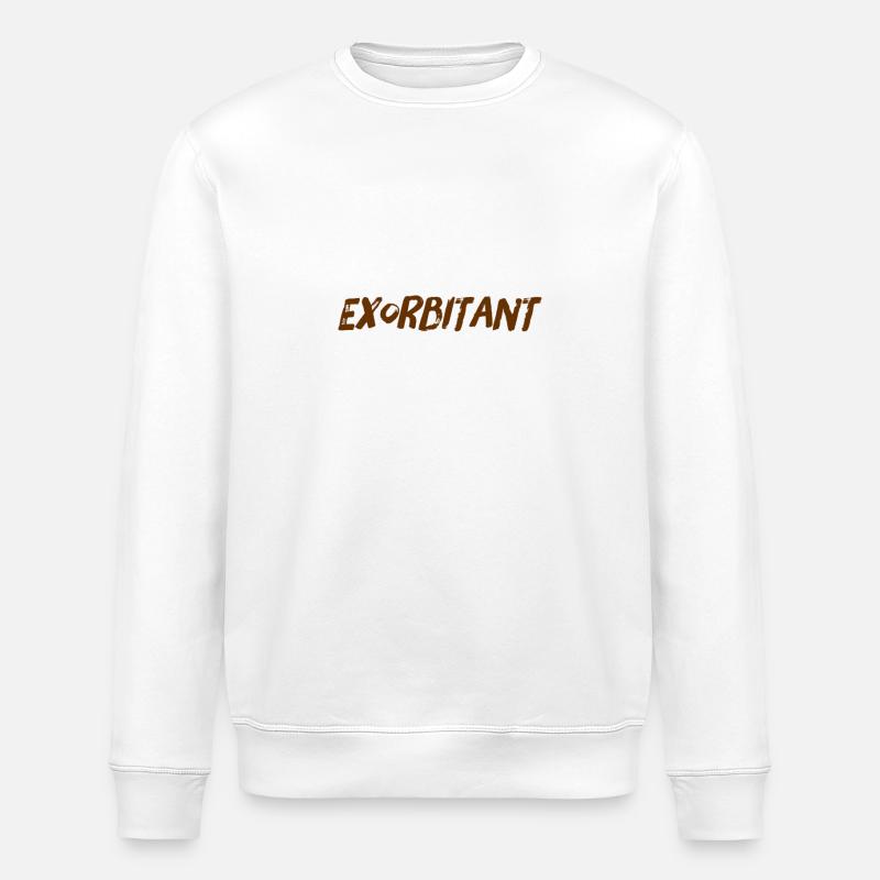 Je suis génial - Sweat bio ROLLER Stanley/Stella Unisexe - blanc