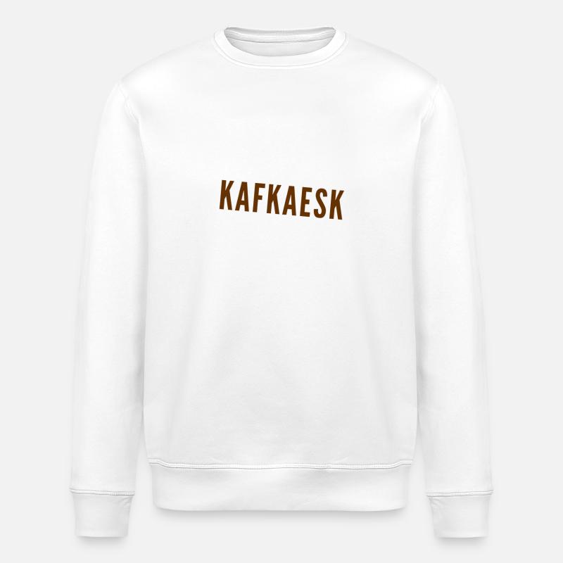 as in Kafka's work - Stanley/Stella ROLLER Unisex Organic Sweatshirt - white
