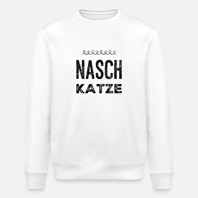 Snacking is great - Stanley/Stella ROLLER Unisex Organic Sweatshirt - white