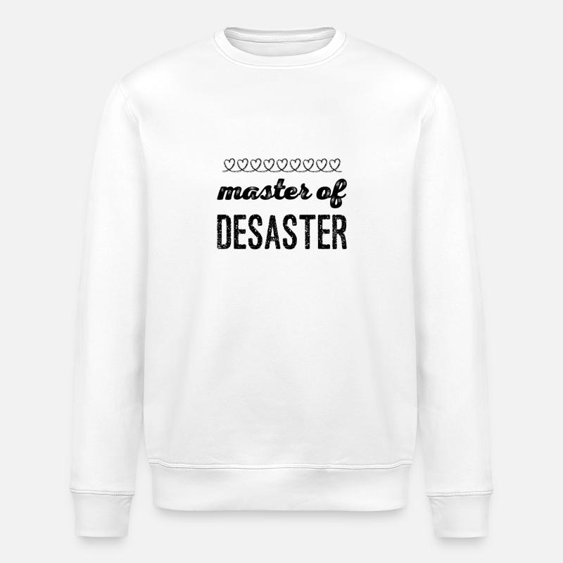 Chaos ist mein Ding - Stanley/Stella Unisex Bio-Sweatshirt ROLLER - Weiß