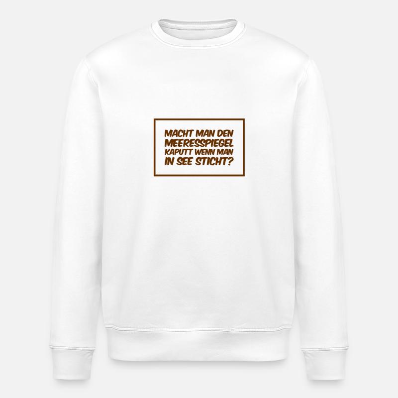 in See stechen - Stanley/Stella Unisex Bio-Sweatshirt ROLLER - Weiß