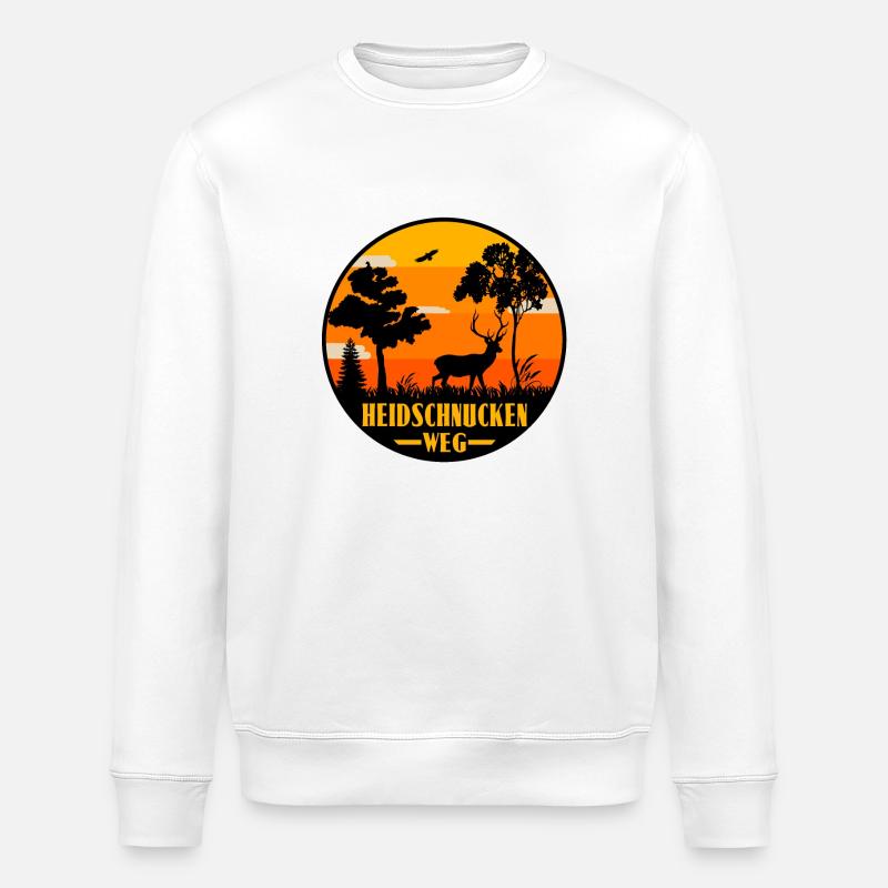 Heidschnuckenweg - Stanley/Stella Unisex Bio-Sweatshirt ROLLER - Weiß