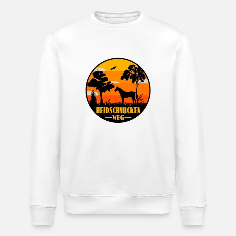 Heidschnuckenweg - Stanley/Stella Unisex Bio-Sweatshirt ROLLER - Weiß