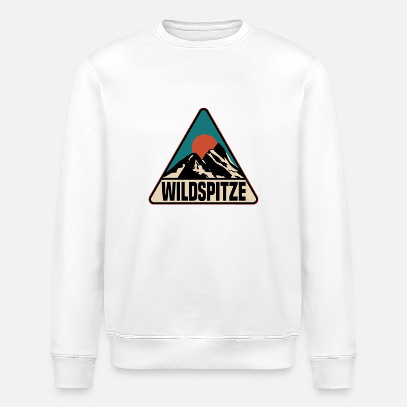 Wildspitze - Stanley/Stella Unisex Bio-Sweatshirt ROLLER - Weiß