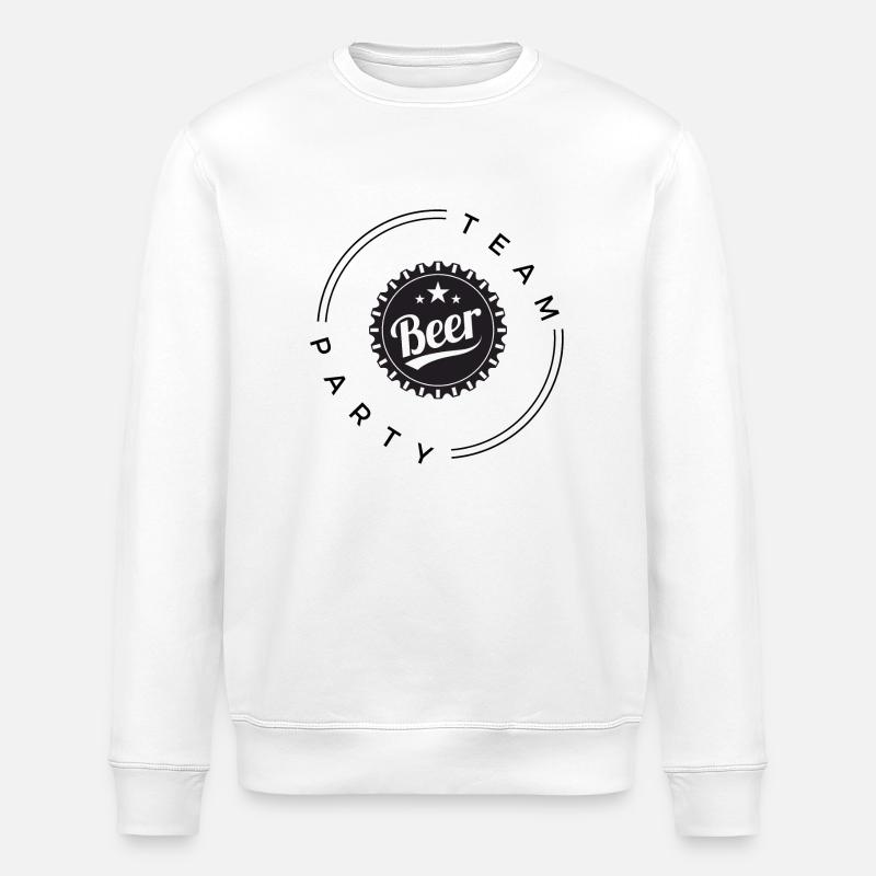 Team Party - Stanley/Stella Unisex Bio-Sweatshirt ROLLER - Weiß