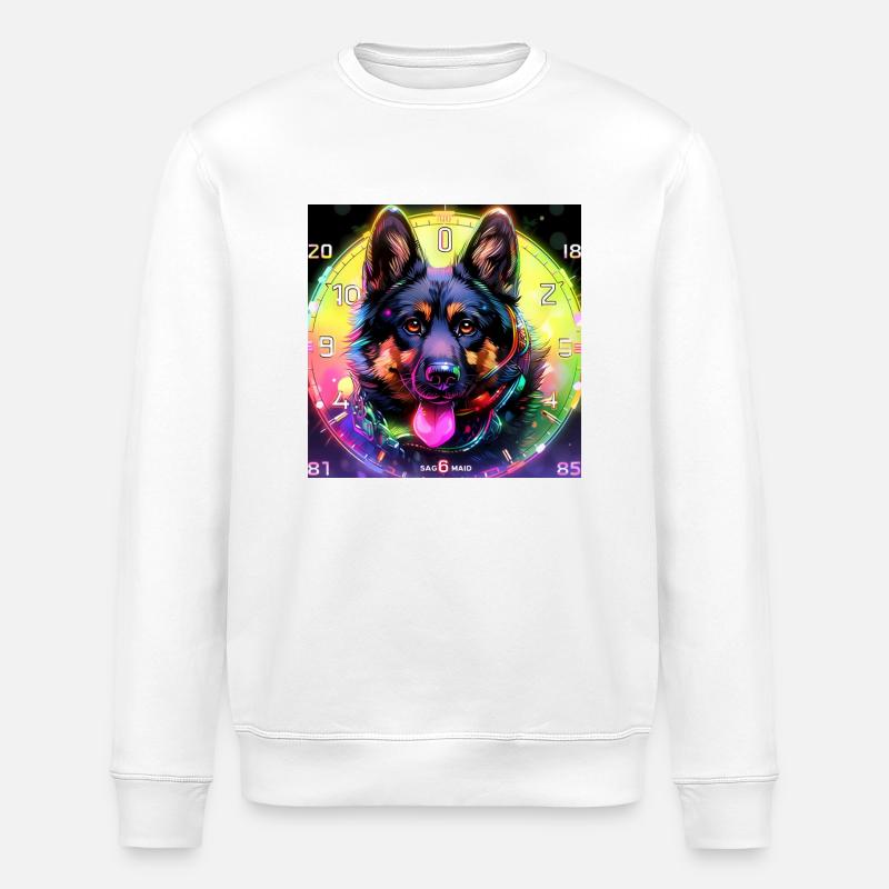 Mein bunter Freund - Stanley/Stella Unisex Bio-Sweatshirt ROLLER - Weiß