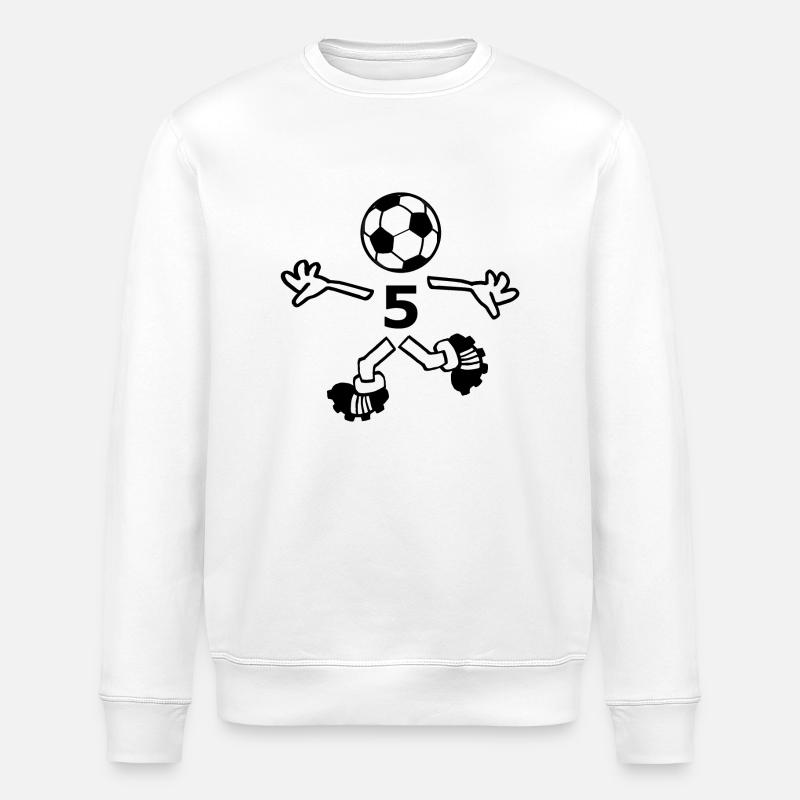 Numéro 5 - Sweat bio ROLLER Stanley/Stella Unisexe - blanc
