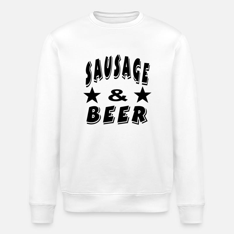 Bière - Sweat bio ROLLER Stanley/Stella Unisexe - blanc