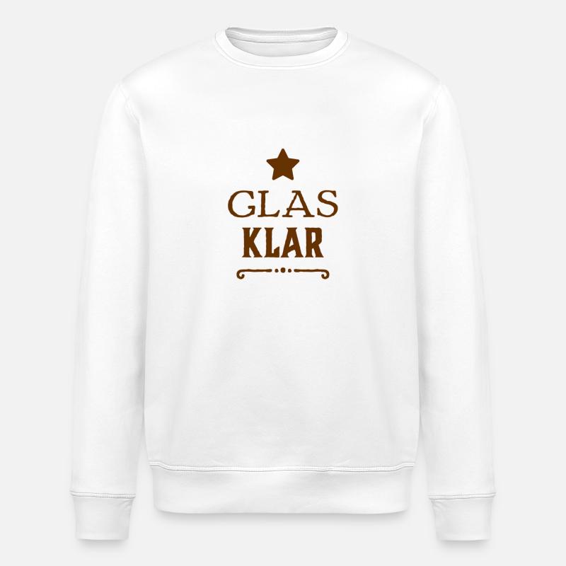 das ist glasklar - Stanley/Stella Unisex Bio-Sweatshirt ROLLER - Weiß