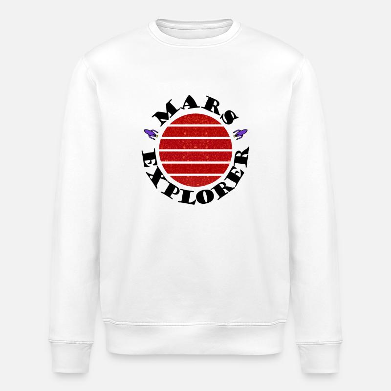 Les explorateurs de Mars - Sweat bio ROLLER Stanley/Stella Unisexe - blanc