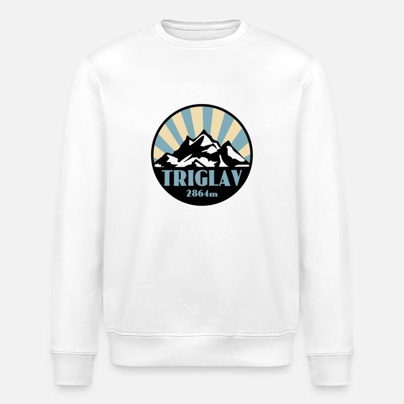 Triglav - Stanley/Stella Unisex Bio-Sweatshirt ROLLER - Weiß