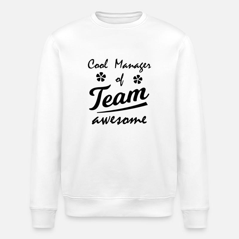 Der beste Team Supervisor - Stanley/Stella Unisex Bio-Sweatshirt ROLLER - Weiß