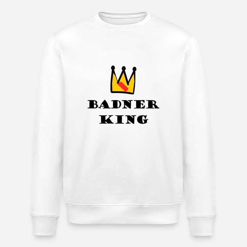 Der König des Badnerlands - Stanley/Stella Unisex Bio-Sweatshirt ROLLER - Weiß