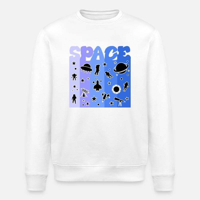 Espace, Astronaute, Espace, Espace - Sweat bio ROLLER Stanley/Stella Unisexe - blanc
