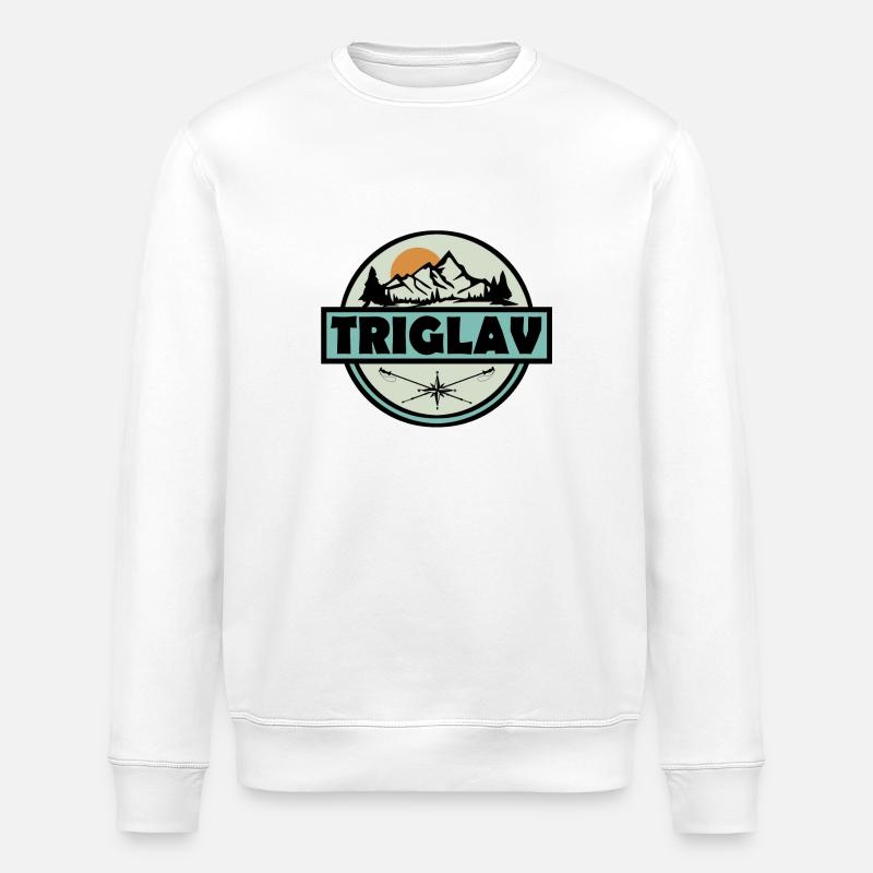 Le Triglav - Sweat bio ROLLER Stanley/Stella Unisexe - blanc