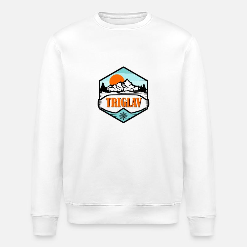 Triglav - Stanley/Stella Unisex Bio-Sweatshirt ROLLER - Weiß