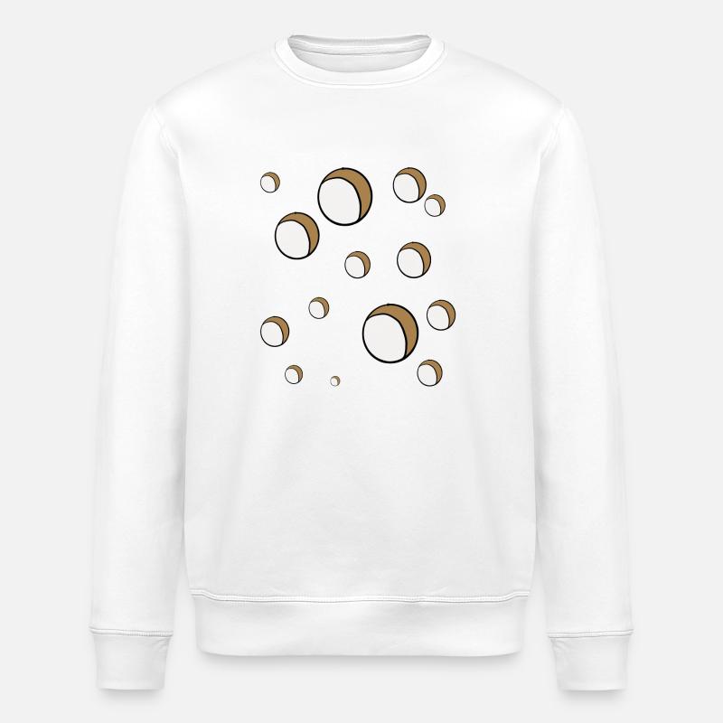 Löcher - Stanley/Stella Unisex Bio-Sweatshirt ROLLER - Weiß