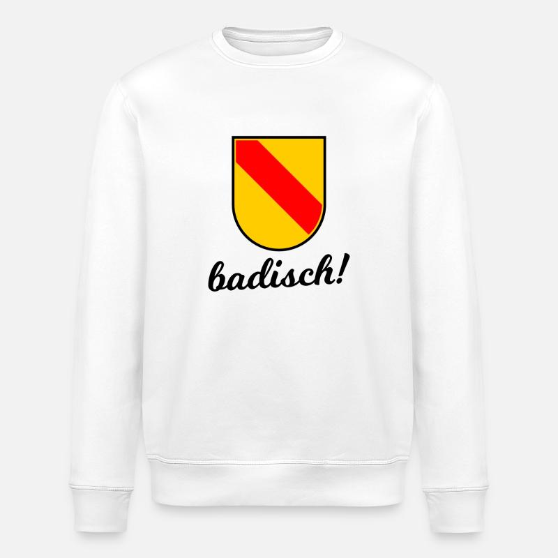 Das Großherzogtum Baden - Stanley/Stella Unisex Bio-Sweatshirt ROLLER - Weiß