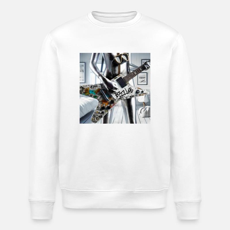 Neo Rockers 1 - Stanley/Stella Unisex Bio-Sweatshirt ROLLER - Weiß