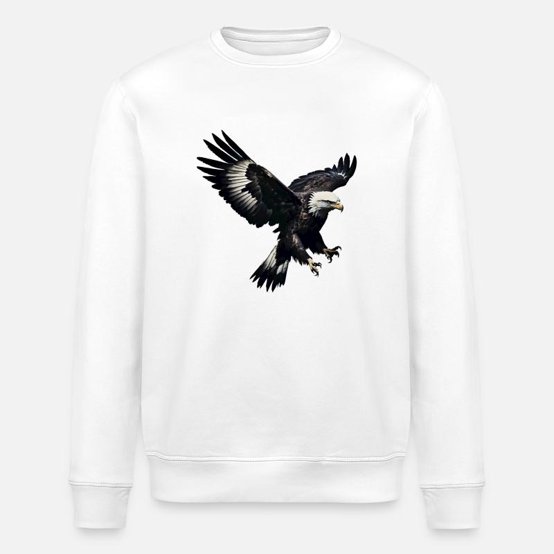 Adler - Stanley/Stella Unisex Bio-Sweatshirt ROLLER - Weiß