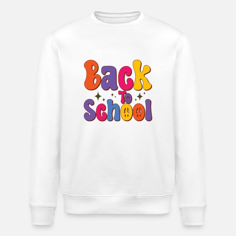 Zurück zur Schule - Stanley/Stella Unisex Bio-Sweatshirt ROLLER - Weiß