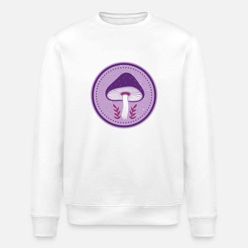 Mystischer Pilz - Stanley/Stella Unisex Bio-Sweatshirt ROLLER - Weiß