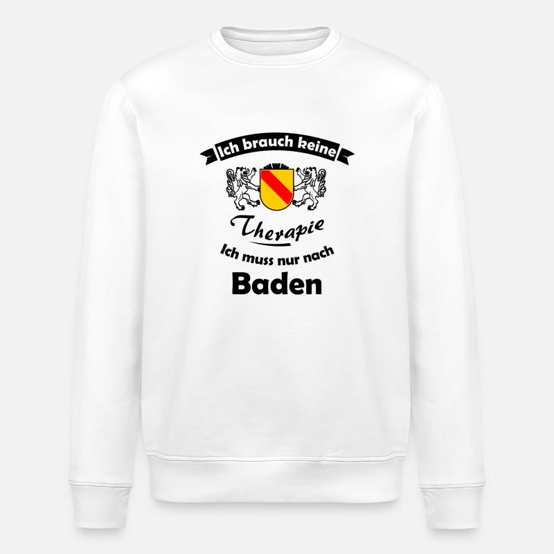 Urlaub im Badnerland - Stanley/Stella Unisex Bio-Sweatshirt ROLLER - Weiß