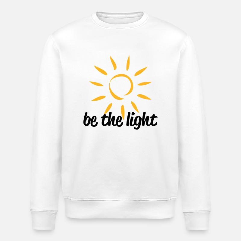 be the ligh - Stanley/Stella Unisex Bio-Sweatshirt ROLLER - Weiß