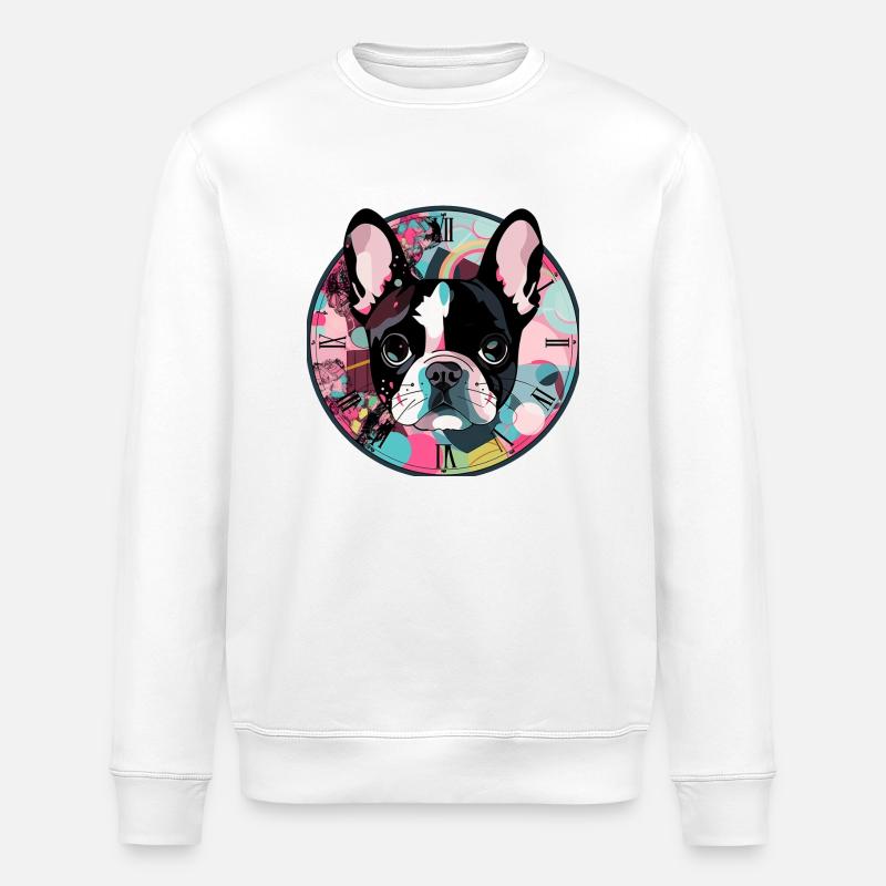 Mein kleines Hündchen - Stanley/Stella Unisex Bio-Sweatshirt ROLLER - Weiß