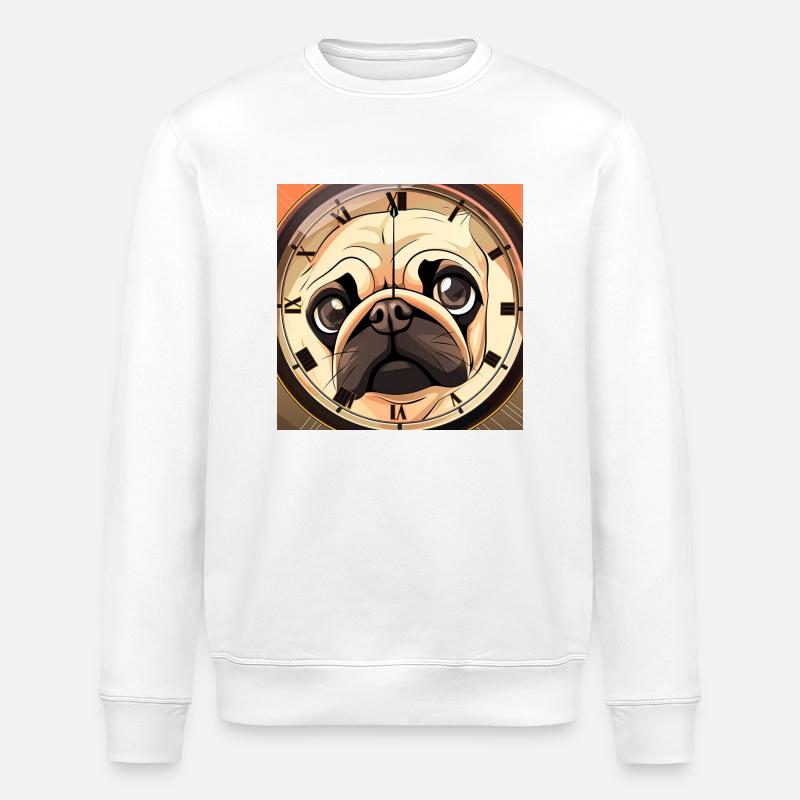 Der liebenswerte Blick - Stanley/Stella Unisex Bio-Sweatshirt ROLLER - Weiß