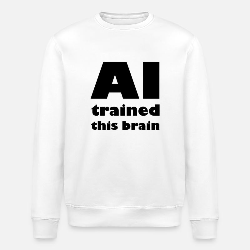 L'intelligence des robots - Sweat bio ROLLER Stanley/Stella Unisexe - blanc